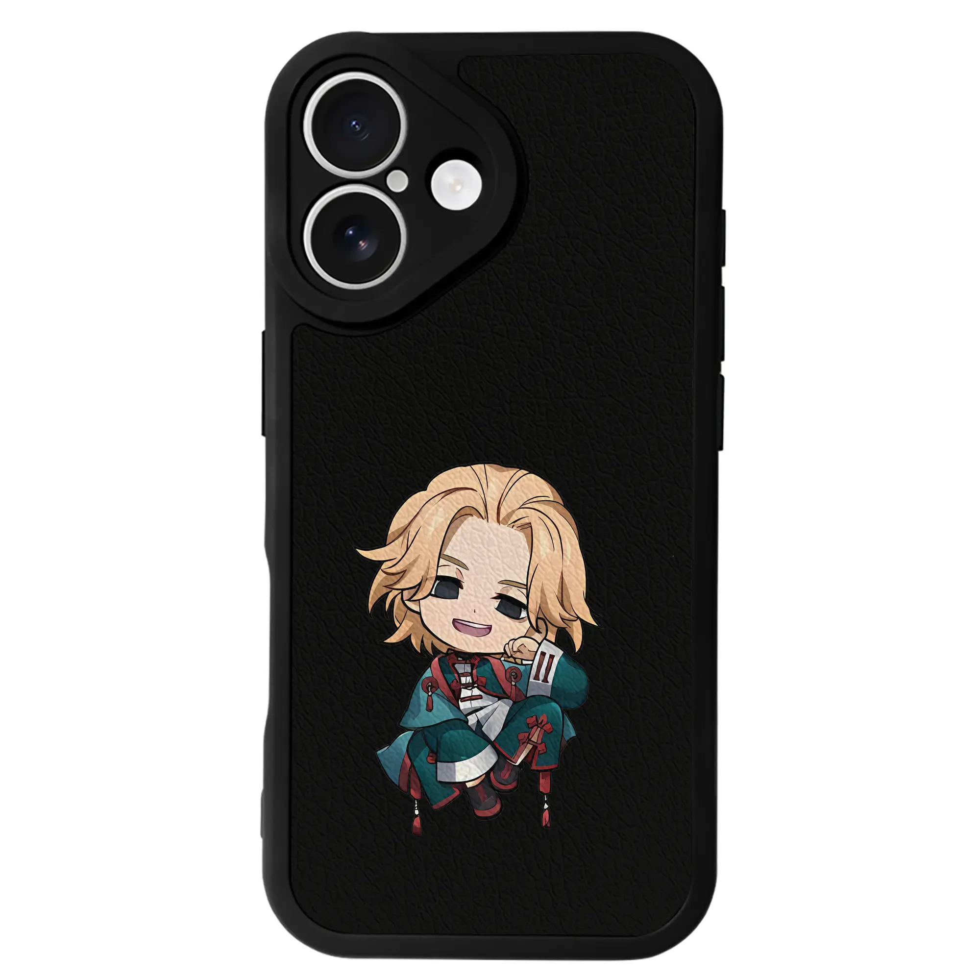 東京リベンジャーズ グッズ,佐野万次郎 - IPhone 16シリーズ対応 ・ シリコンスマホケース ・ レザー調 ・ 高精度フィット ・ 耐衝撃 ・ ワイヤレス充電対応 ・ 精密カット